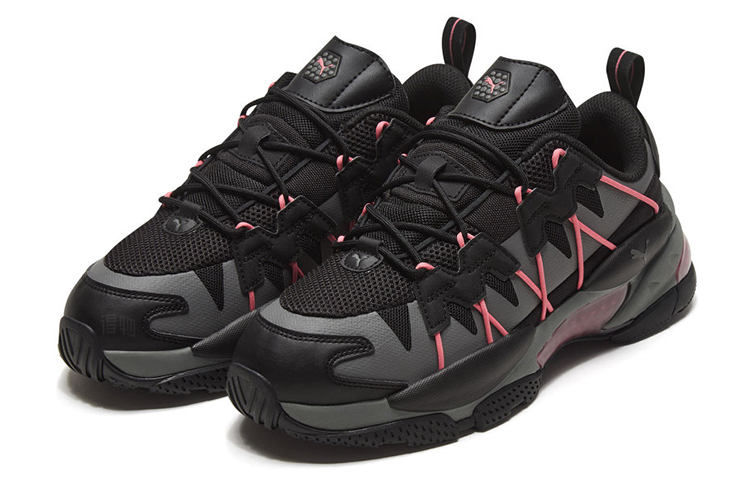 Кроссовки PUMA LQDCELL Omega Striped Kit (черные) — фото 3