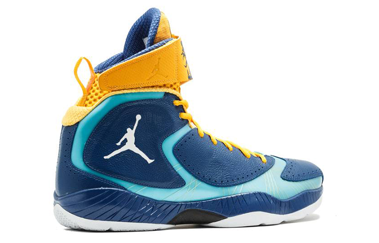 Мужские кроссовки Jordan Air Jordan 2012 Deluxe Year Of The Dragon (синие) — 风暴蓝/白/潮汐蓝 — фото 3
