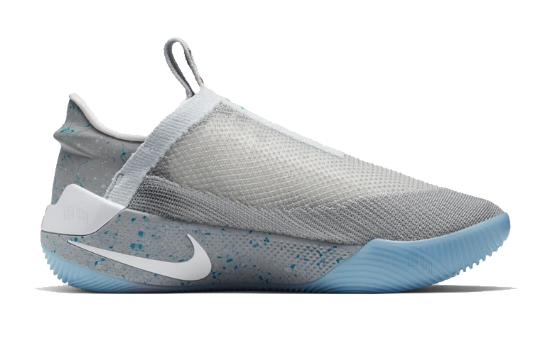 Мужские кроссовки Nike Adapt BB Mag Wolf Grey (серые) — Серый — фото 2