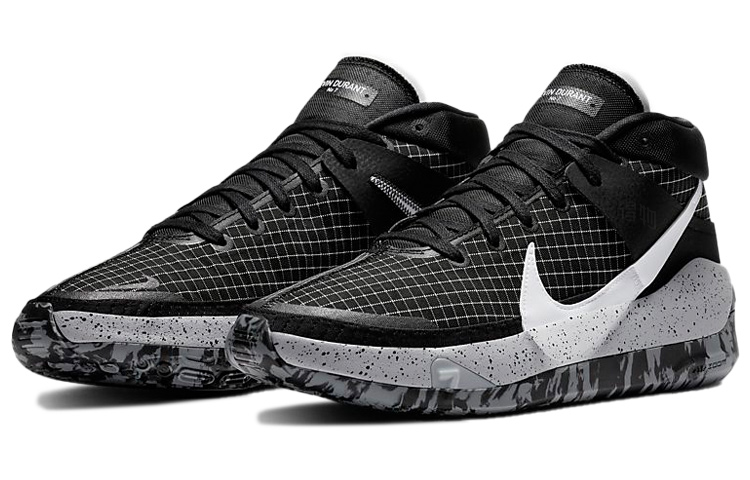 Кроссовки Nike KD 13 "Oreo" (черно-белые) — Чёрныйбелый — фото 3