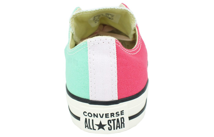 Женские кеды Converse Chuck Taylor All Star Ox (красный / зеленый) — Красный / зелёный — фото 4
