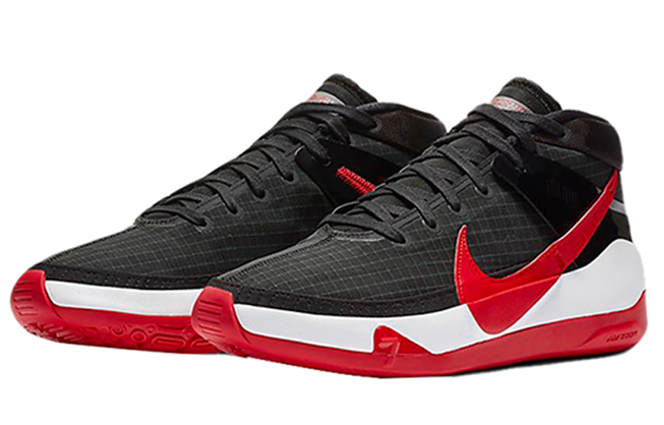 Кроссовки Nike KD 13 (черно-красный) — фото 3
