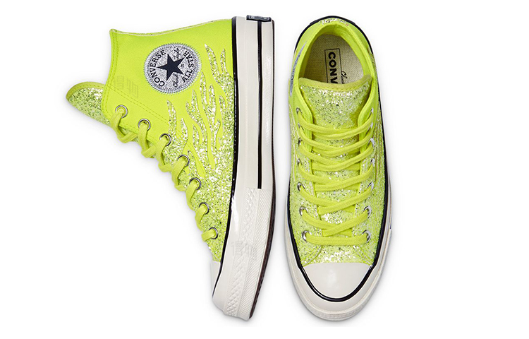 Женские кеды Converse 1970s (лимонно-желтые) — 荧光黄 — фото 5