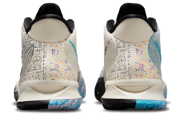 Кроссовки Nike Kyrie 7 (бело-сине-розовые) — 嫩粉 — фото 5