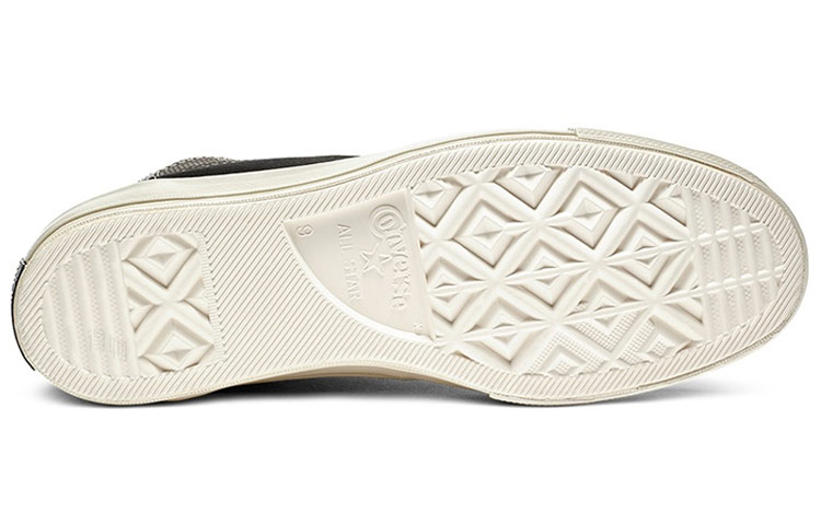 Кеды Converse Chuck 70 High (черно-серые) — Чёрный / серый — фото 6