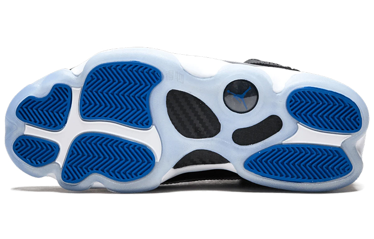 Мужские кроссовки Jordan Air Jordan 6 Rings (черно-синие) — Чёрный / синий — фото 5