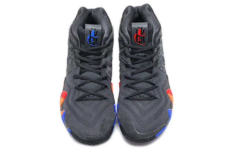 Мужские кроссовки Nike Kyrie 4 Year Of The Monkey (черный / красный / синий) — Чёрный / красный / синий — фото 3