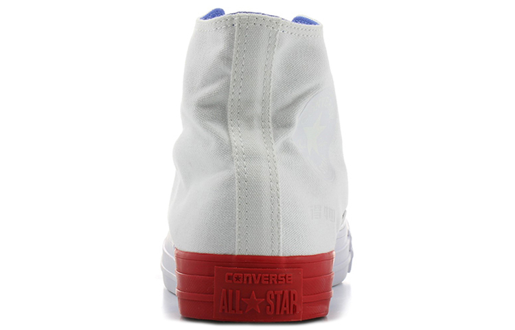 Кеды Converse Chuck Taylor All Star (бело-красно-синие) — Белый / красный / синий — фото 5