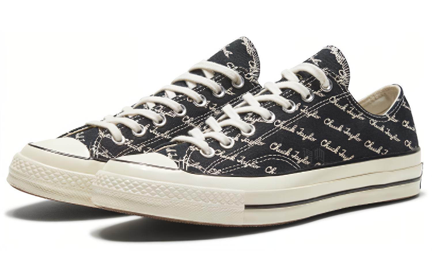 Кеды Converse Chuck 1970s (черно-белые) — фото 3