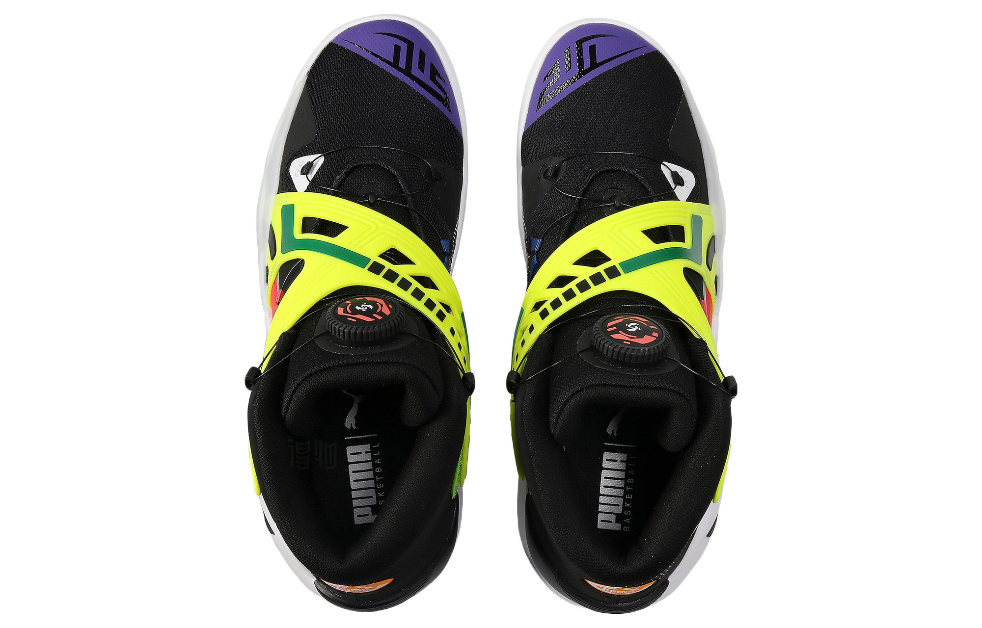 Мужские кроссовки PUMA Disc (черно-желтые) — фото 3