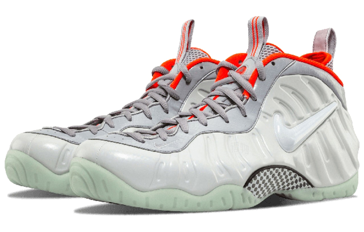 Кроссовки Nike Foamposite One pure platinum (белые) — фото 2