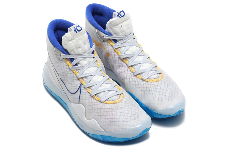 Кеды Nike KD 12 (бело-синие) — Белый / синий — фото 3