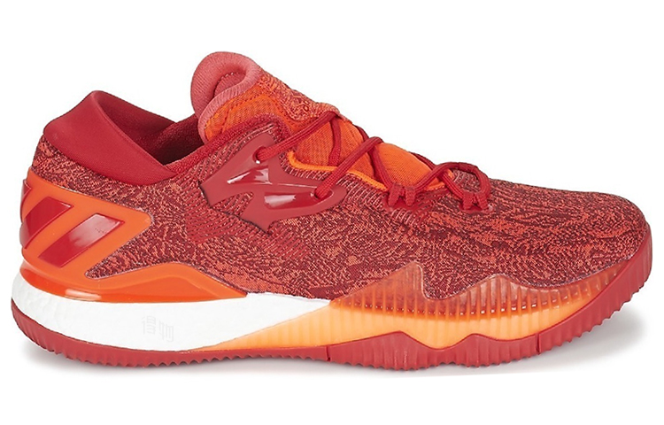 Мужские кроссовки adidas Crazylight Boost (красные) — Красный — фото 2