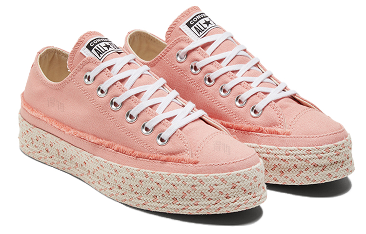 Женские кеды Converse Chuck Taylor All Star (белый) — Розовый — фото 2
