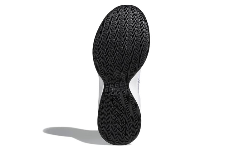 Мужские кроссовки adidas Pro Spark (бело-черный) — Белый / чёрный — фото 6