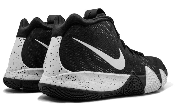 Мужские кроссовки Nike Kyrie 4 (черныйбелый) — Чёрныйбелый — фото 4