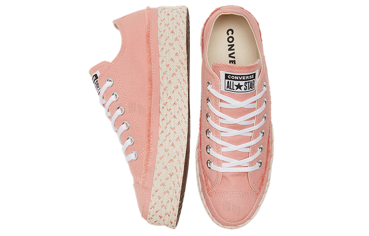 Женские кеды Converse Chuck Taylor All Star (белый) — Розовый — фото 4