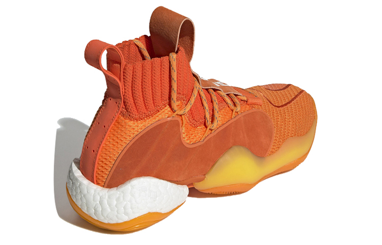Высокие кроссовки adidas originals Crazy BYW X "Gratitude" (оранжевый) — 橘色 — фото 4