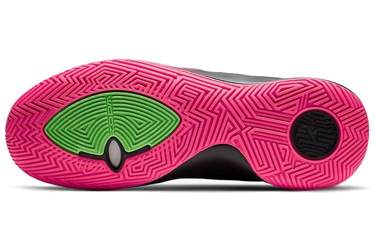Мужские кроссовки Nike Flytrap 2 Kyrie EP (розово-зеленые) — фото 5