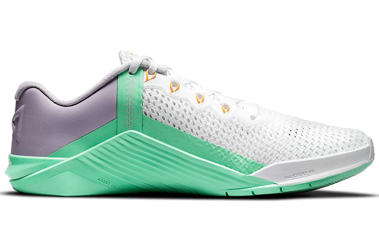 Женские кроссовки Nike Metcon 6 (серо-зеленые) — Серый / зелёный — фото 2