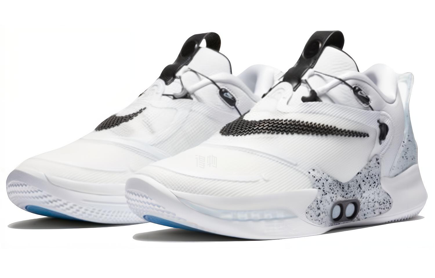Мужские кроссовки Nike Adapt bb 2.0 GC Oreo Air Zoom Turbo (черный, белый) — Чёрныйбелый — фото 3