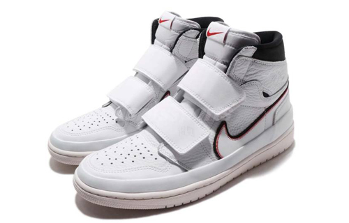 Мужские кроссовки Jordan Air Jordan 1 RE Hi Double STRP Strap (белый) — фото 3