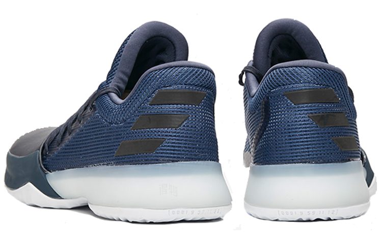 Мужские кроссовки adidas Harden Vol.1 (темно-синий / белый) — Тёмно-синий / белый — фото 4