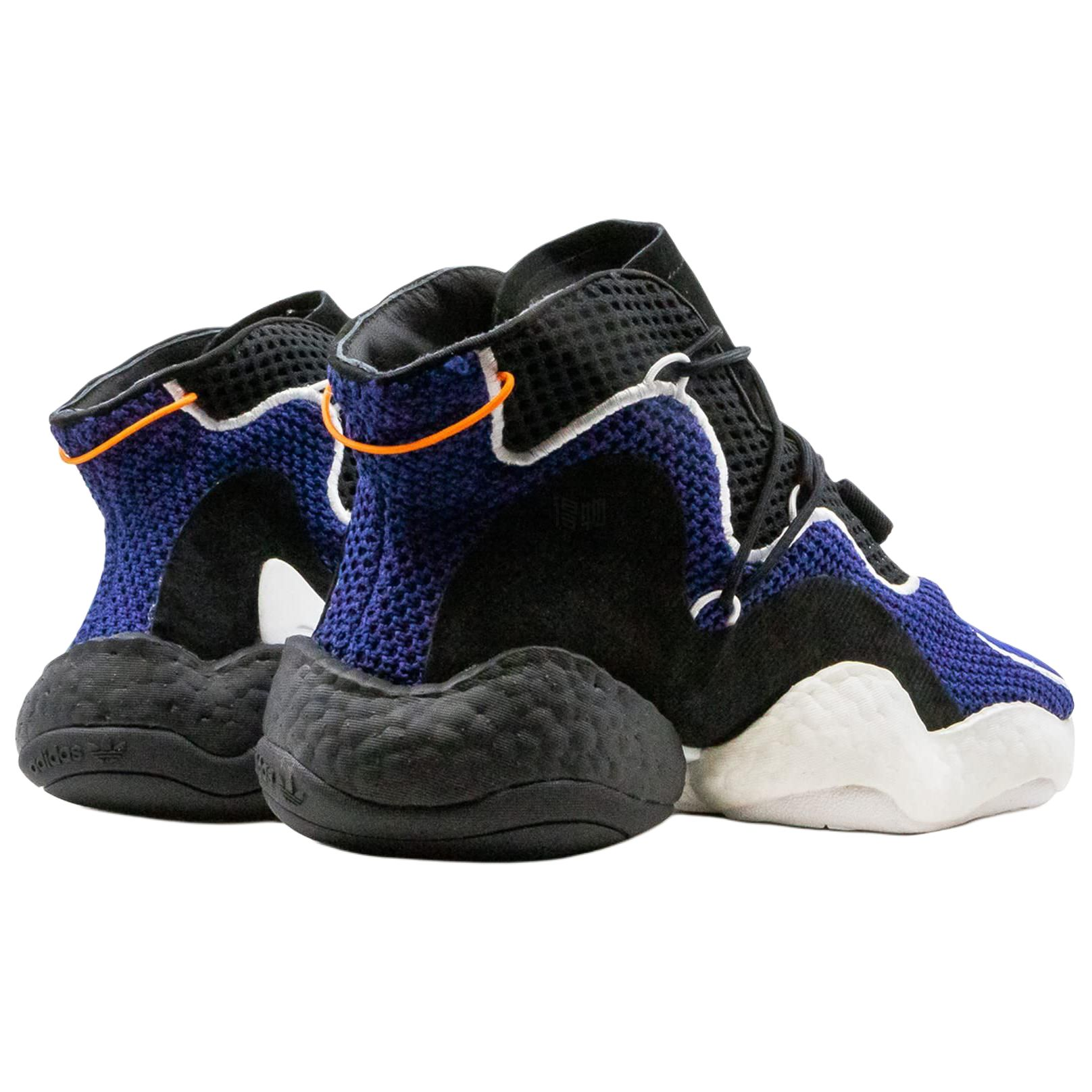 Мужские кроссовки adidas originals Crazy BYW 1.0 747 Warehouse Exclusive (черно-фиолетовые) — Чёрный / фиолетовый — фото 4