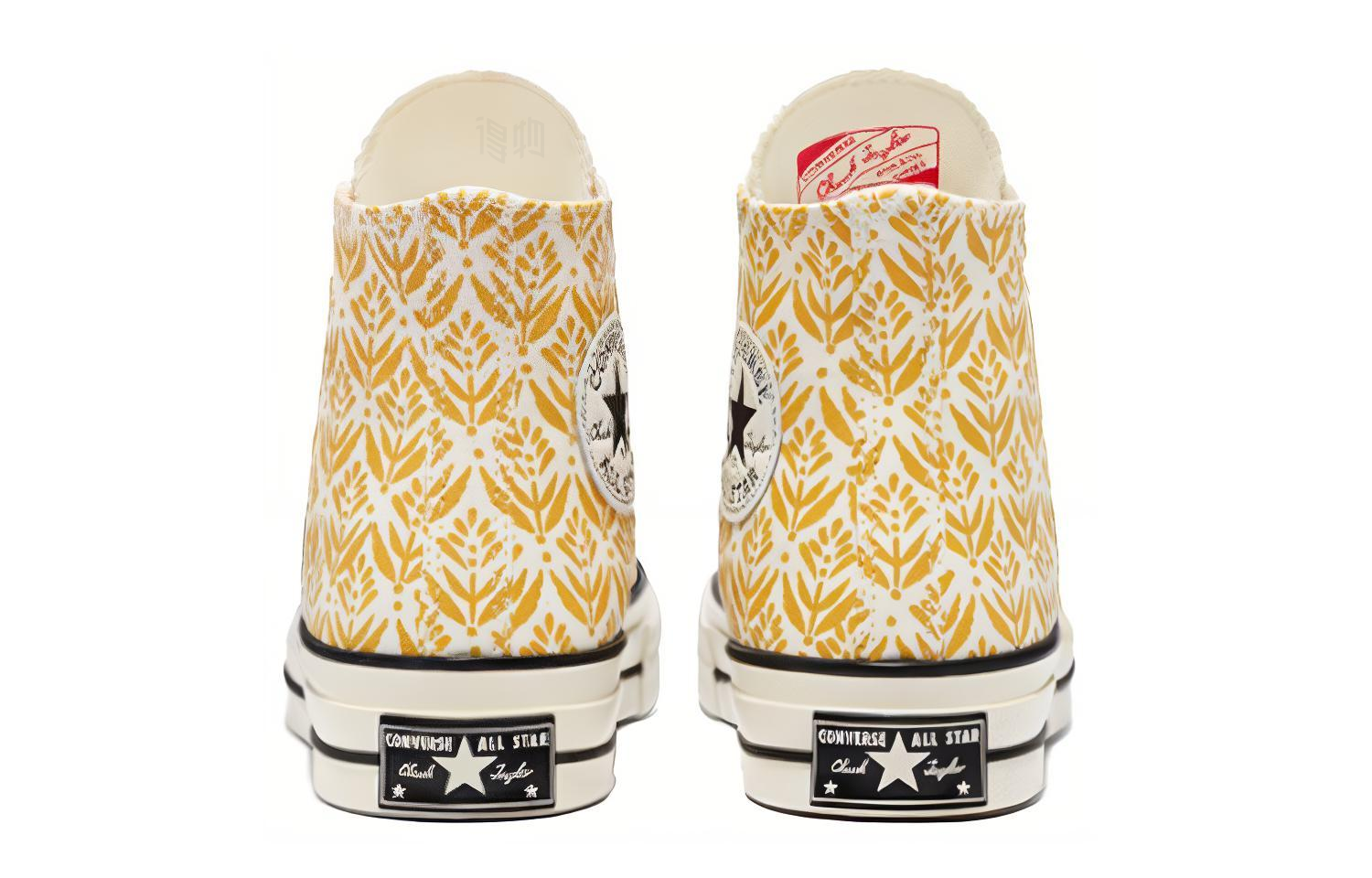 Женские кеды Converse Chuck Taylor All Star (желто-белые) — фото 4