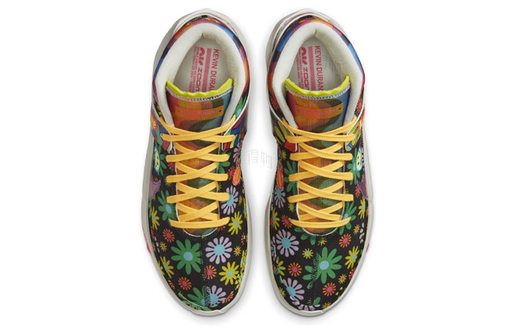 Мужские кроссовки Nike KD 13 EP "Easy Money Sniper" (зелено-желто-красные) — 彩 — фото 4