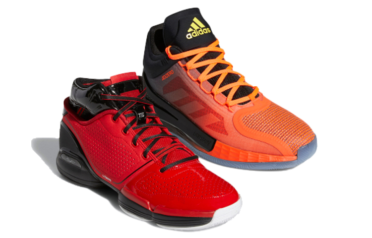 Мужские кроссовки adidas D rose 11 Bundle Pack 1.0+11 (красный / черный / белый / желтый) — Красный / чёрный / белый / жёлтый — фото 3