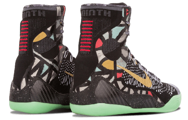 Мужские кроссовки Nike Kobe 9 Elite 9 All-Star (черно-золото-белые) — Чёрный / золотой / белый — фото 4