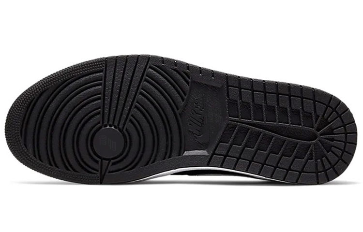 Мужские кроссовки Jordan Air Jordan 1 mid (черно-желтые) — фото 6