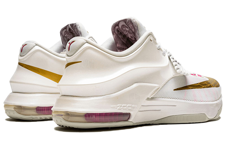 Мужские кроссовки Nike KD 7 Aunt Pearl (белые) — фото 4