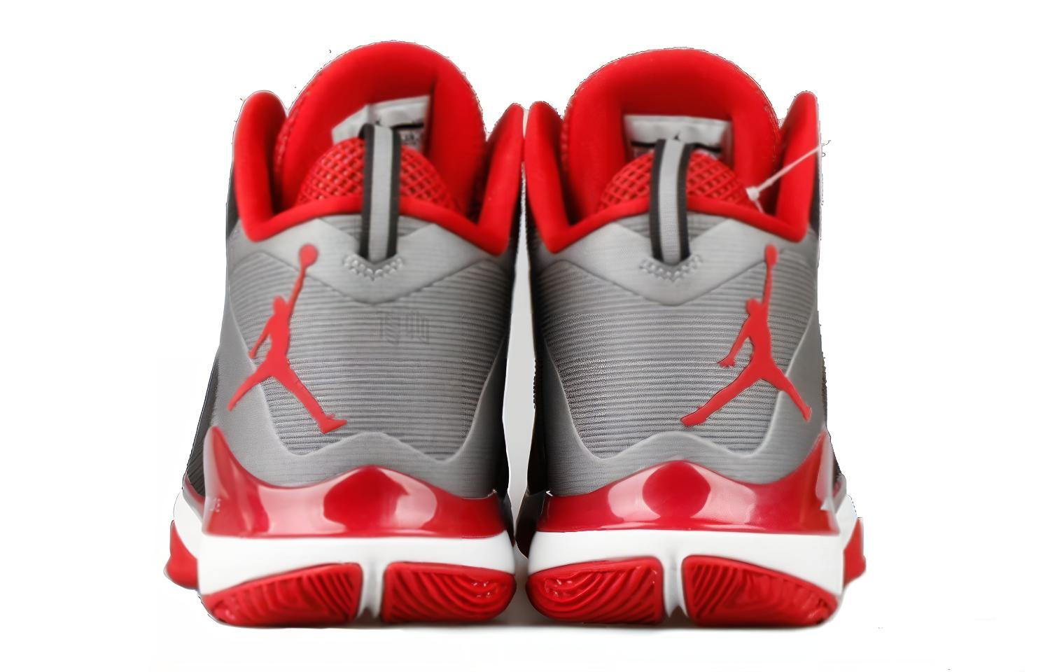 Мужские кроссовки Jordan Super.Fly 3 Slam Dunk (черно-красные) — Чёрный / красный — фото 2