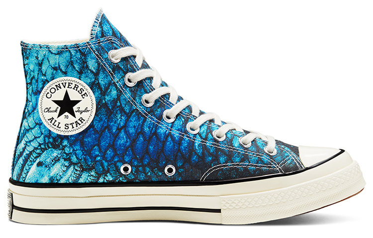 Кеды Converse 1970s Animal Print Chuck (синие) — Синий — фото 2