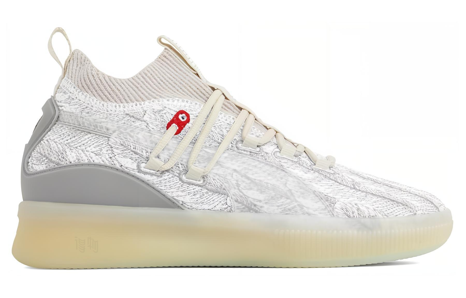 Мужские кроссовки PUMA Clyde Court Disrupt Peace On Earth (белые) — Белый — фото 2