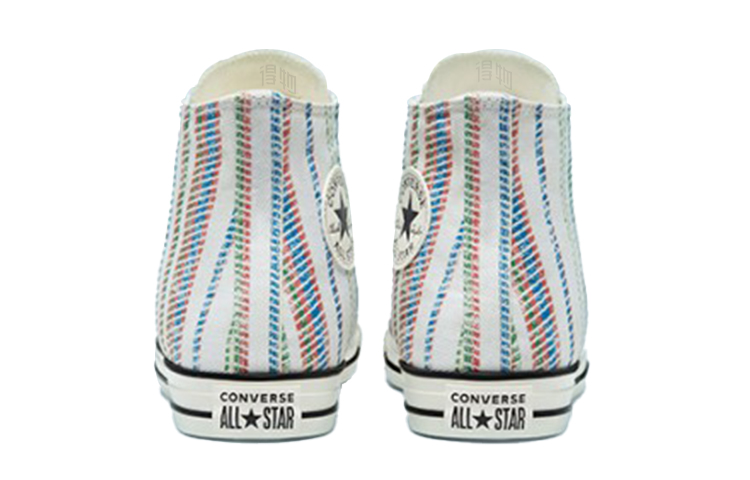 Кеды Converse Chuck Taylor All Star (бело-синие) — 白/蓝/多色 — фото 5