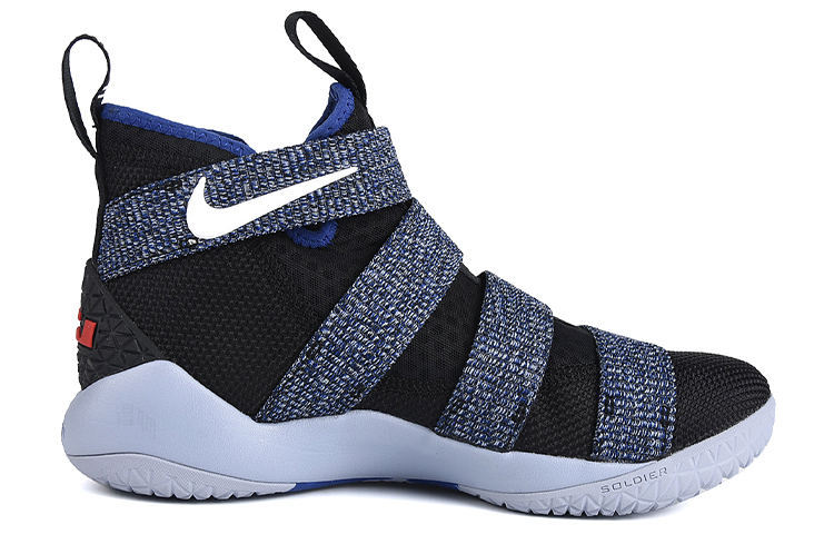 Мужские кроссовки Nike zoom soldier 11 (черно-фиолетовый) — фото 2