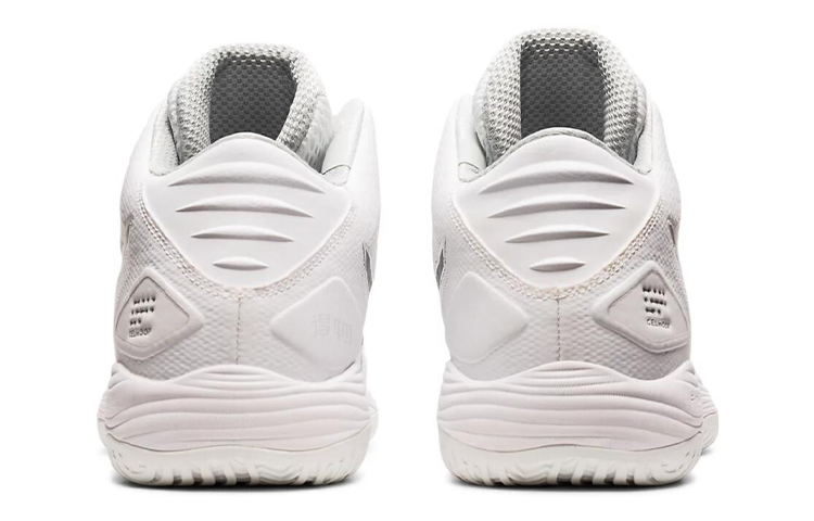 Кроссовки ASICS Gel-Hoop V13 (белый с серебристым) — Белый / серебристый — фото 4