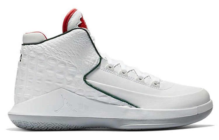 Мужские кроссовки Jordan Air Jordan 32 NRG (белый / красный) — фото 2