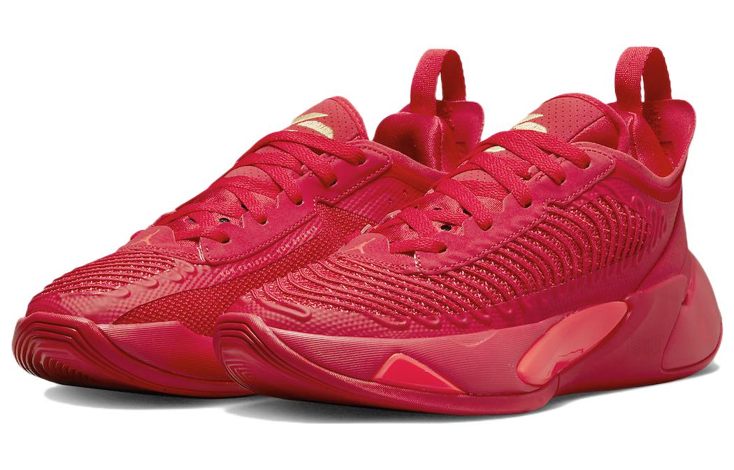 Мужские кроссовки Jordan Jordan Luka 1 1 "University Red" (красно-золотые) — фото 3