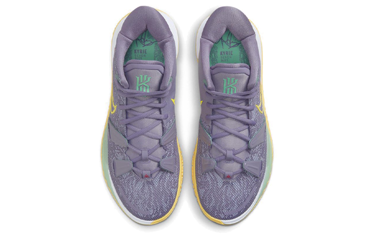 Мужские кроссовки Nike Kyrie 7 EP "Daybreak" Air Zoom (фиолетово-желтые) — Фиолетовый / жёлтый — фото 4