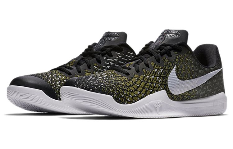 Мужские кроссовки Nike Mamba Instinct EP (черно-желтые) — Чёрныйжёлтый — фото 3