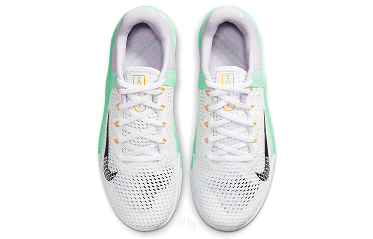 Женские кроссовки Nike Metcon 6 (серо-зеленые) — Серый / зелёный — фото 4