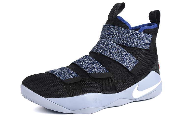 Мужские кроссовки Nike zoom soldier 11 (черно-фиолетовый) — фото 3