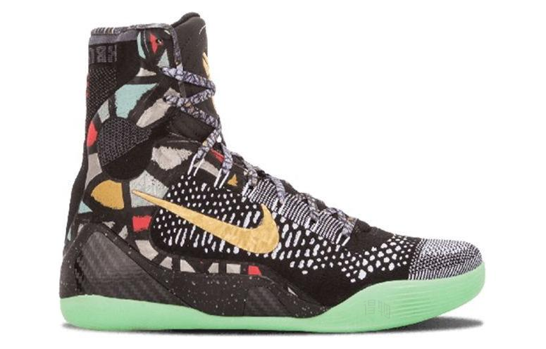 Мужские кроссовки Nike Kobe 9 Elite 9 All-Star (черно-золото-белые) — Чёрный / золотой / белый — фото 2
