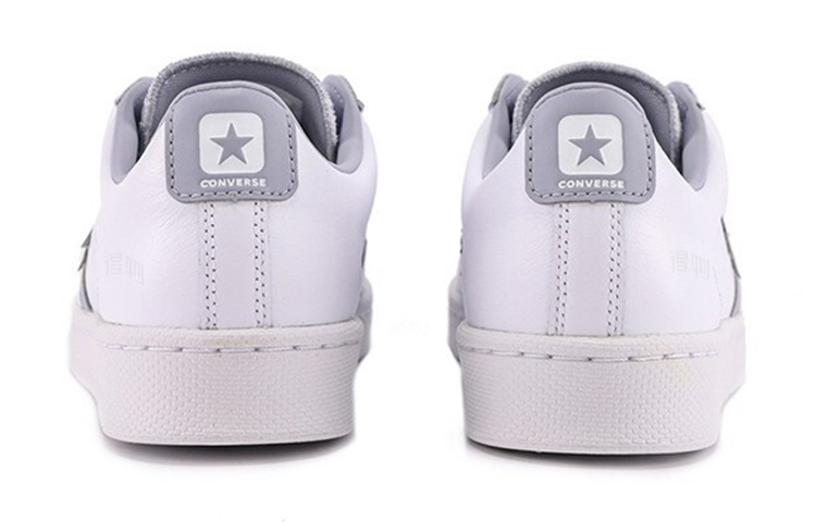 Кеды Converse Cons Pro Leather (бело-серые) — фото 3