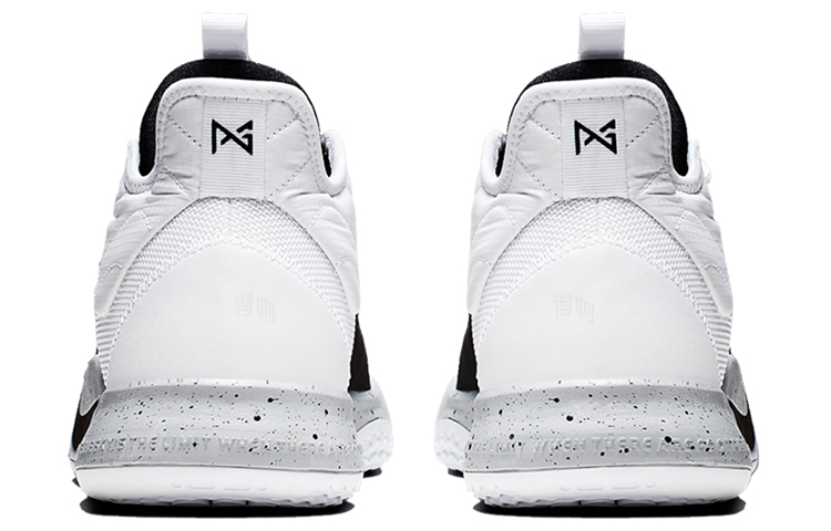Мужские кроссовки Nike PG 3 (белые) — фото 4
