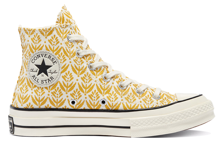 Женские кеды Converse Chuck Taylor All Star (желто-белые) — фото 2